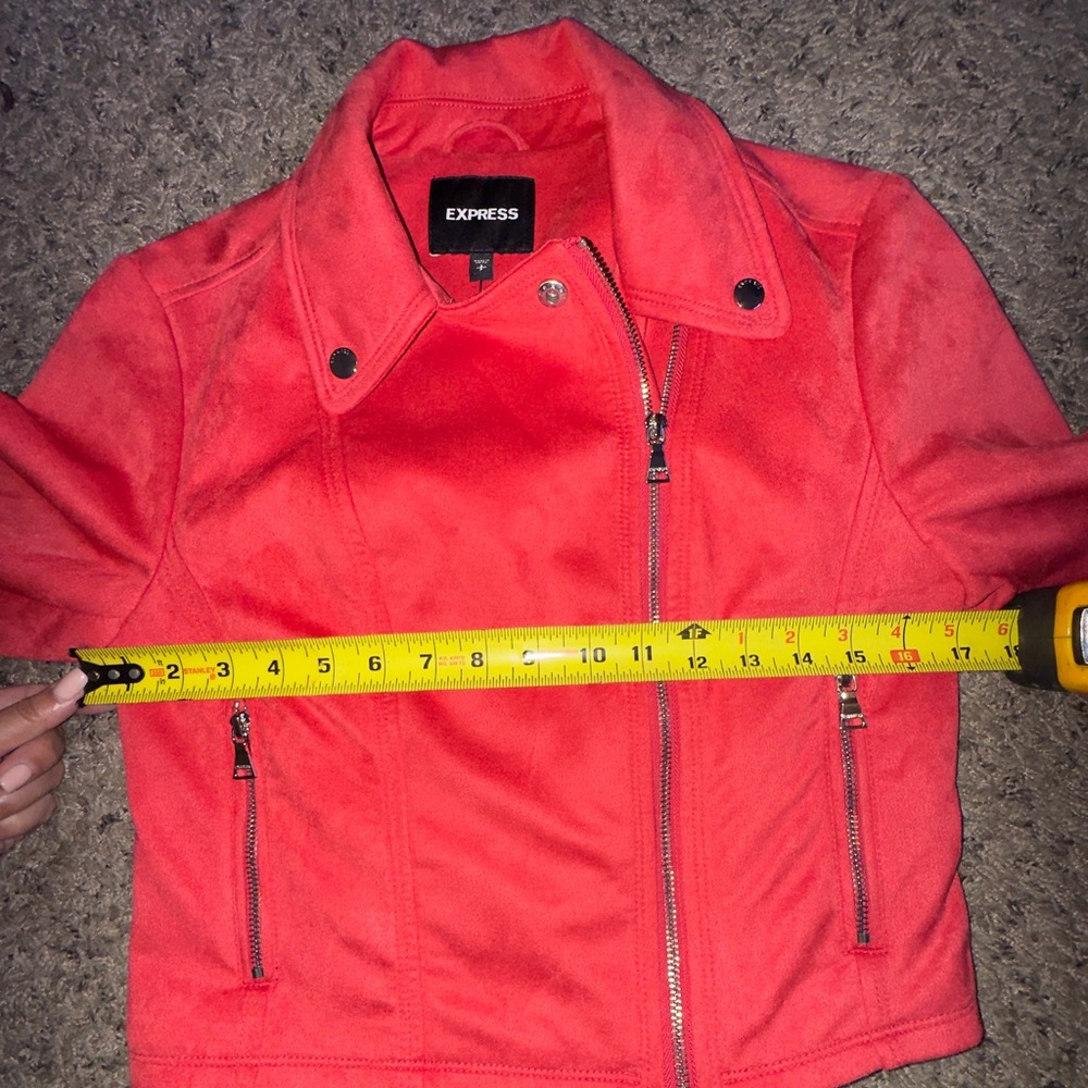 EXPRESS Moto Faux Suede Jacket - Picture 15 of 16